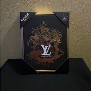 Crystal Luxe Black and Gold Decorative Frame